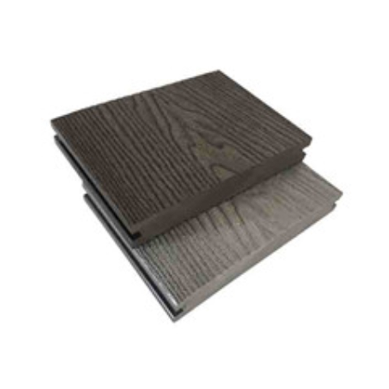 SRL-OE 140*20mm Masif Ahşap Tahıl WPC Kabartmalı Zemin Kaplaması