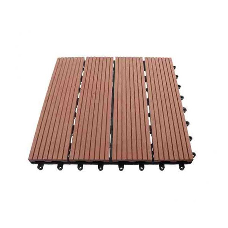 SRL-TILE 300*300mm Kaymaz Kilitli WPC Veranda Yer Karosu